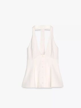 Zara Striped Halter Top